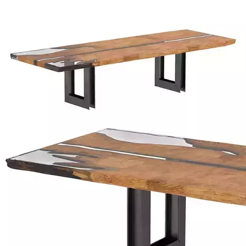 Kauri Beam Table 3D model