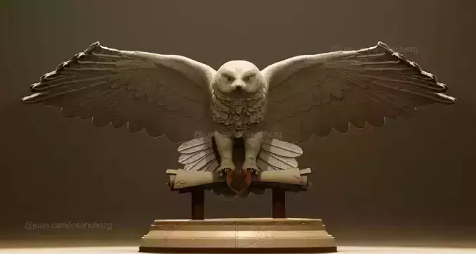 HEDWING HARRY POTTER ESCULPTURE COLLECTIBLE