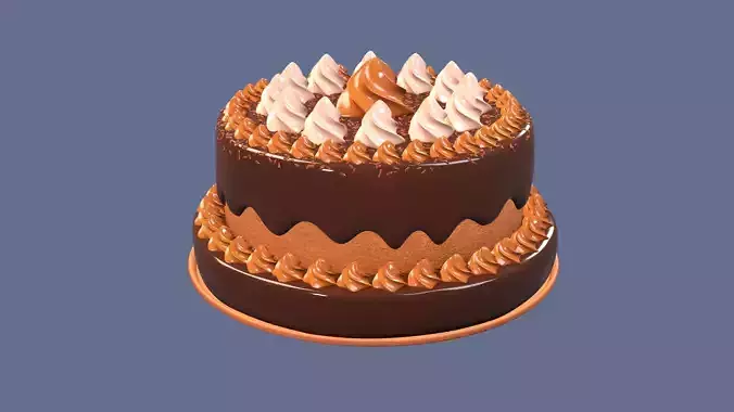 Chocolate Cake 3D model