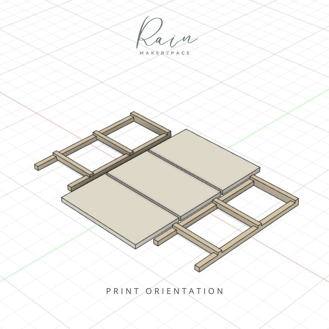 MINIATURE IKEA INSPIRED EKENABBEN OPEN SHELF UNIT 3D print model_4