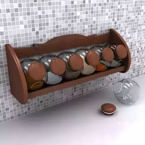Spice Jars 2 3D model