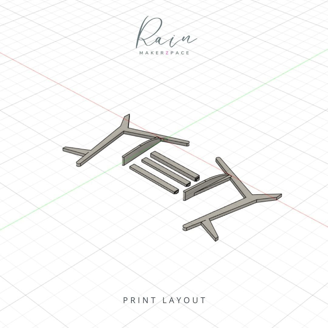 Joaquim Tenreiro Armchair Miniature Furniture 3D print model_7