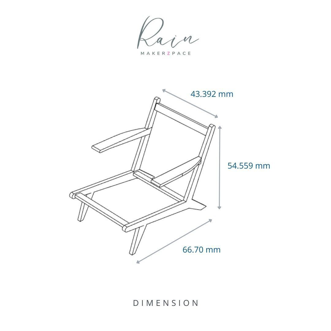 Joaquim Tenreiro Armchair Miniature Furniture 3D print model_6