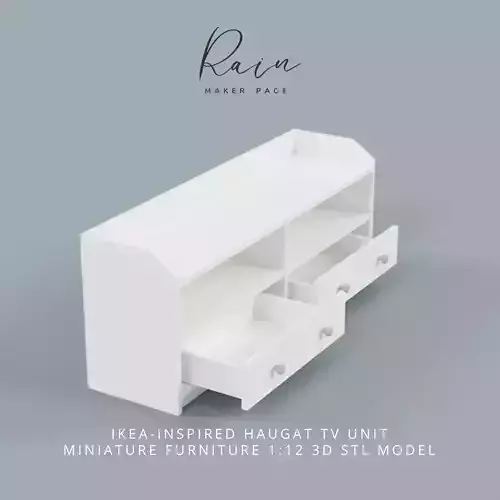 IKEA INSPIRED Hauga TV Unit Miniature Furniture
