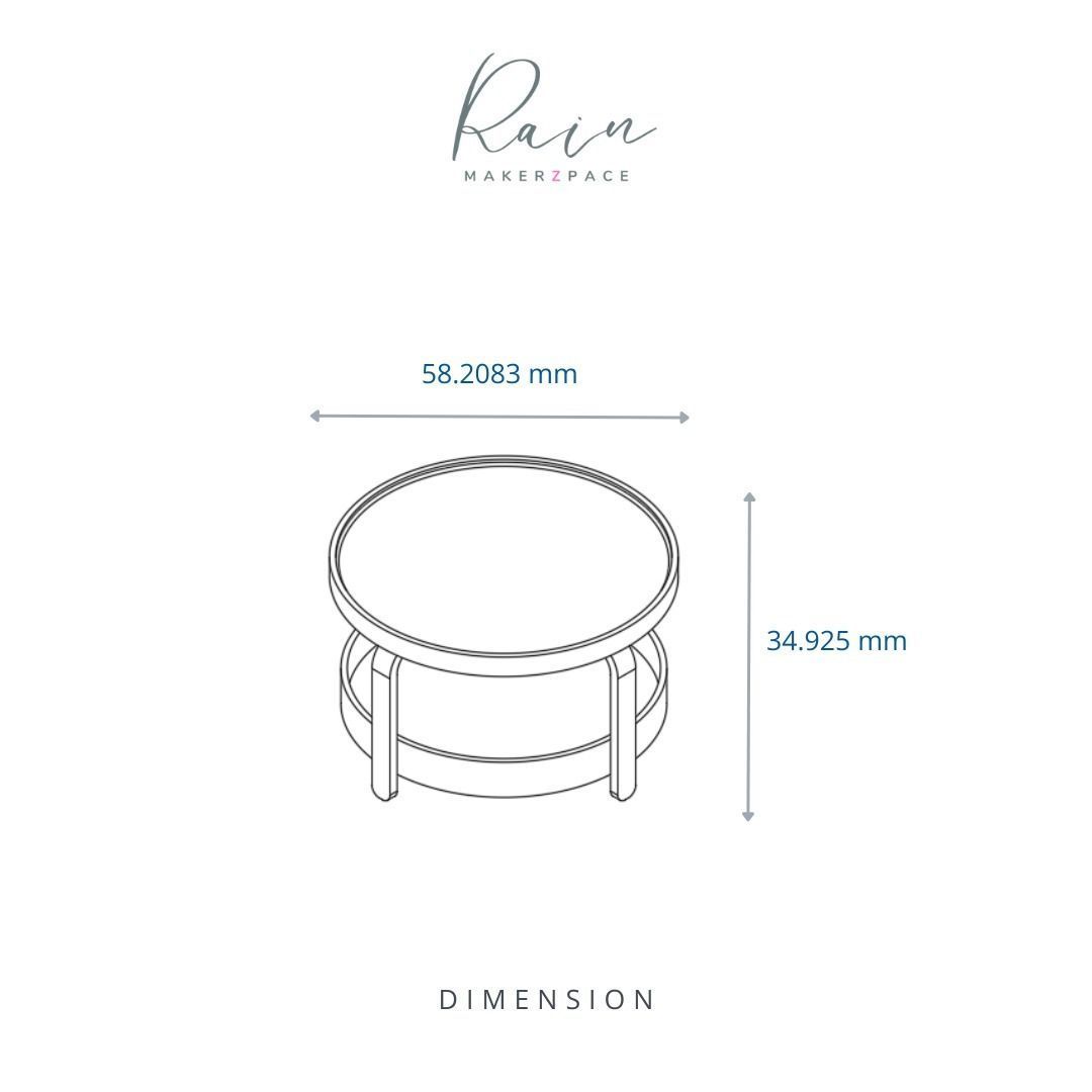 IKEA INSPIRED BORGEBRY COFFEE TABLE MINIATURE 3D print model_5