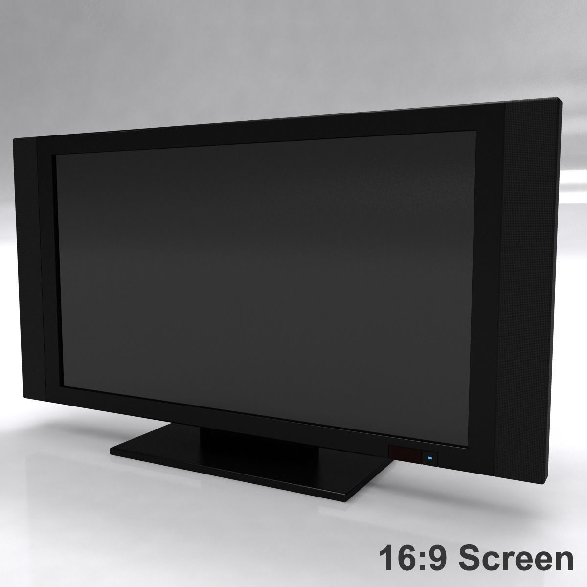 LCD TV 16 9 and 4 3 3D model_10