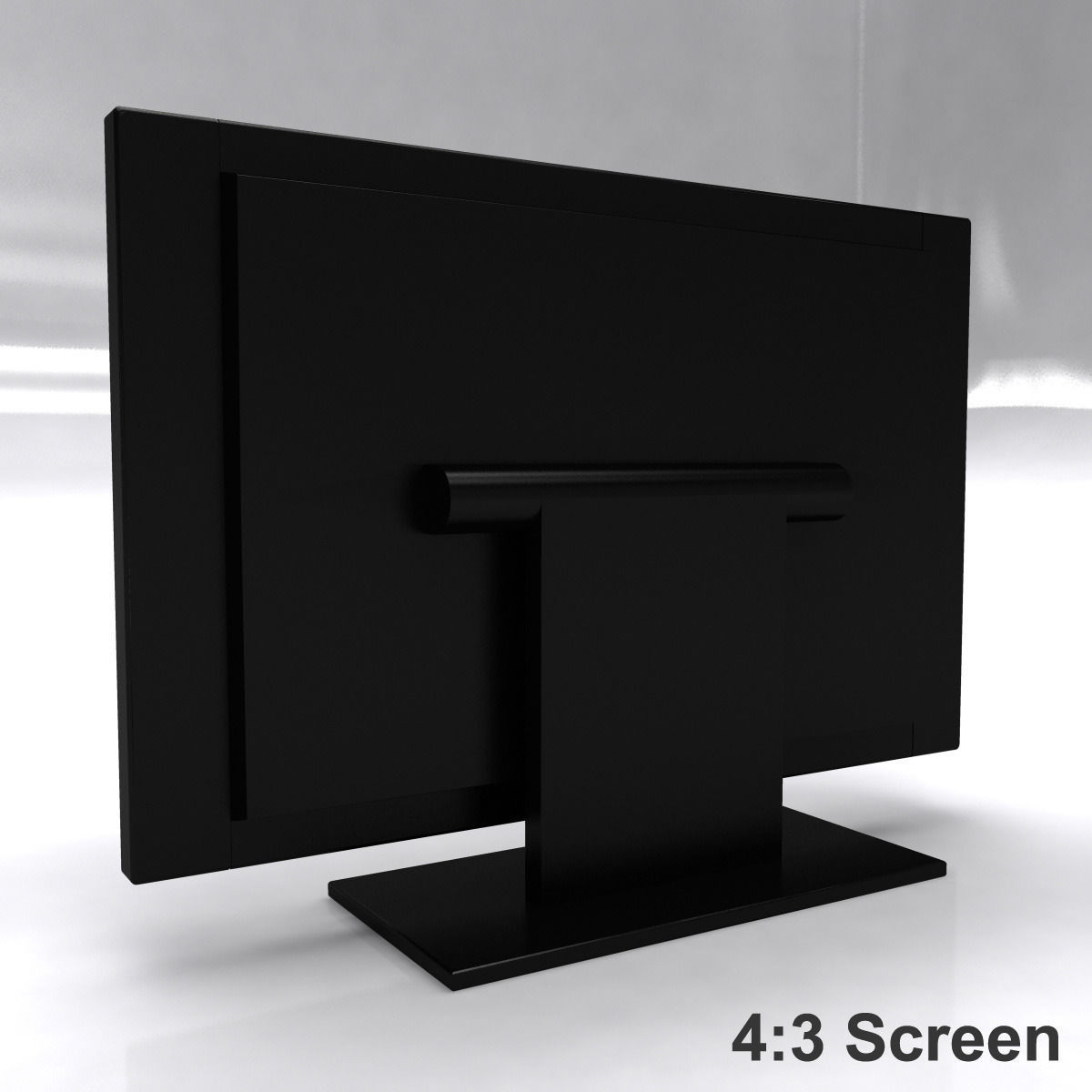 LCD TV 16 9 and 4 3 3D model_5