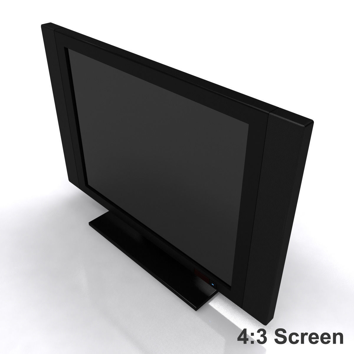 LCD TV 16 9 and 4 3 3D model_3