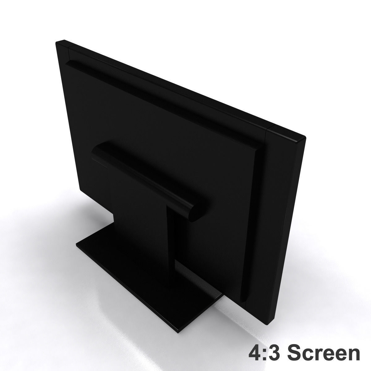 LCD TV 16 9 and 4 3 3D model_7