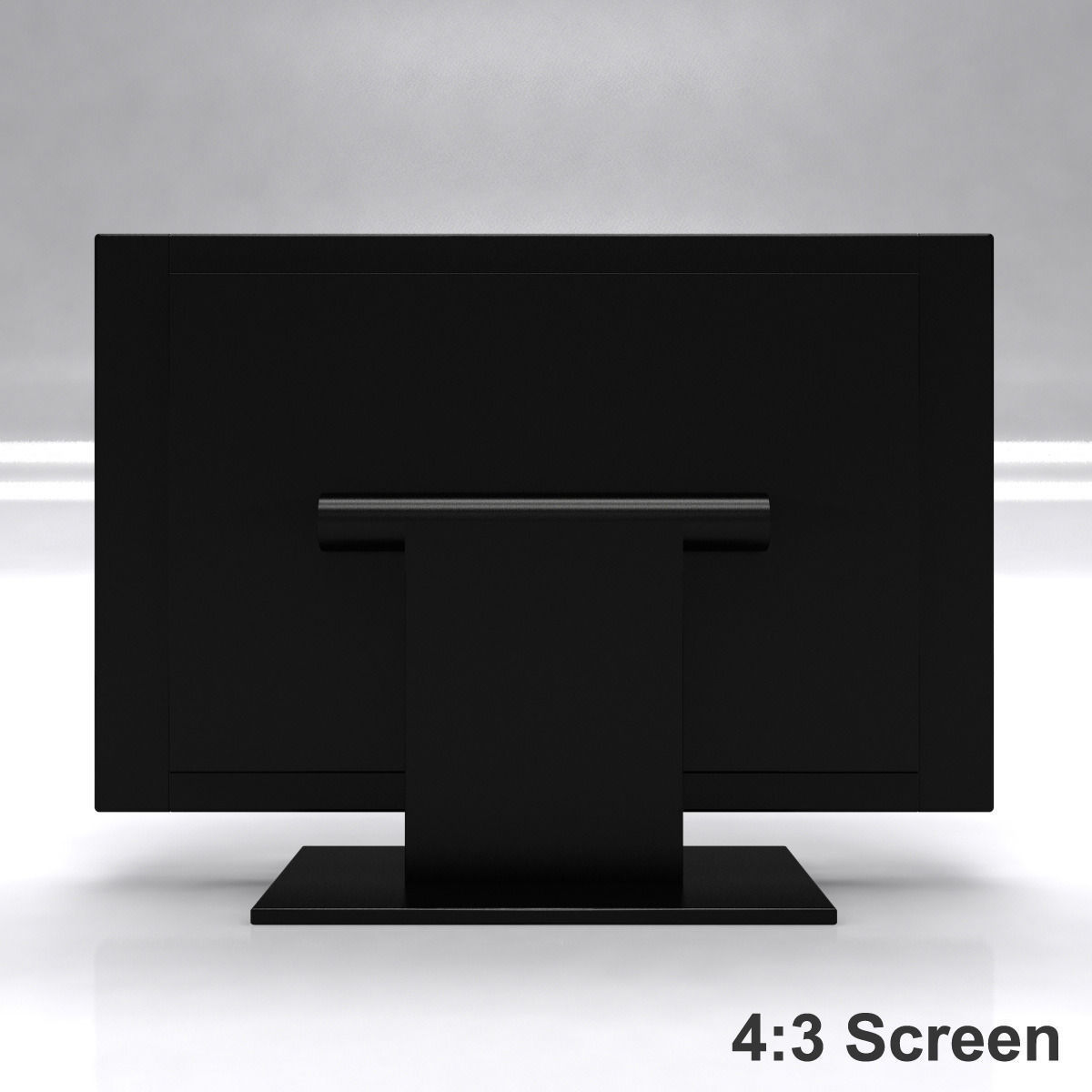 LCD TV 16 9 and 4 3 3D model_6