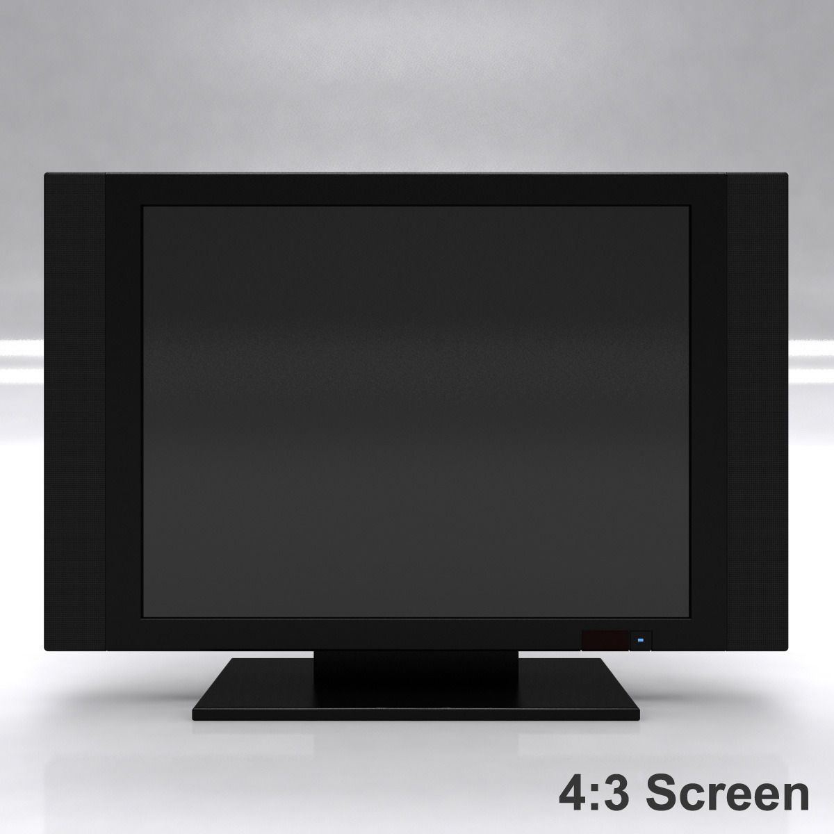LCD TV 16 9 and 4 3 3D model_1