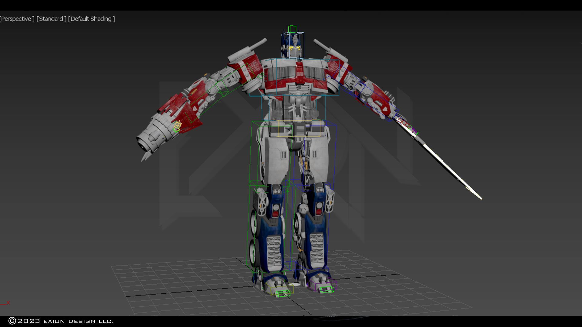 Transformers Optimus Prime ROTB 3D model_11