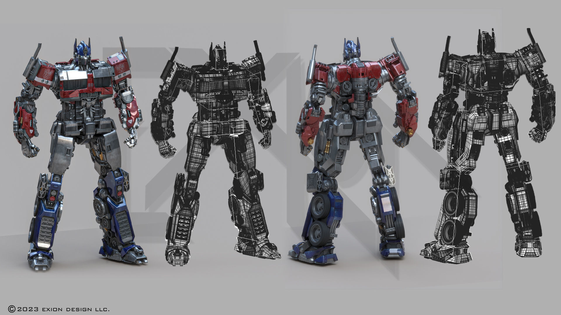 Transformers Optimus Prime ROTB 3D model_7