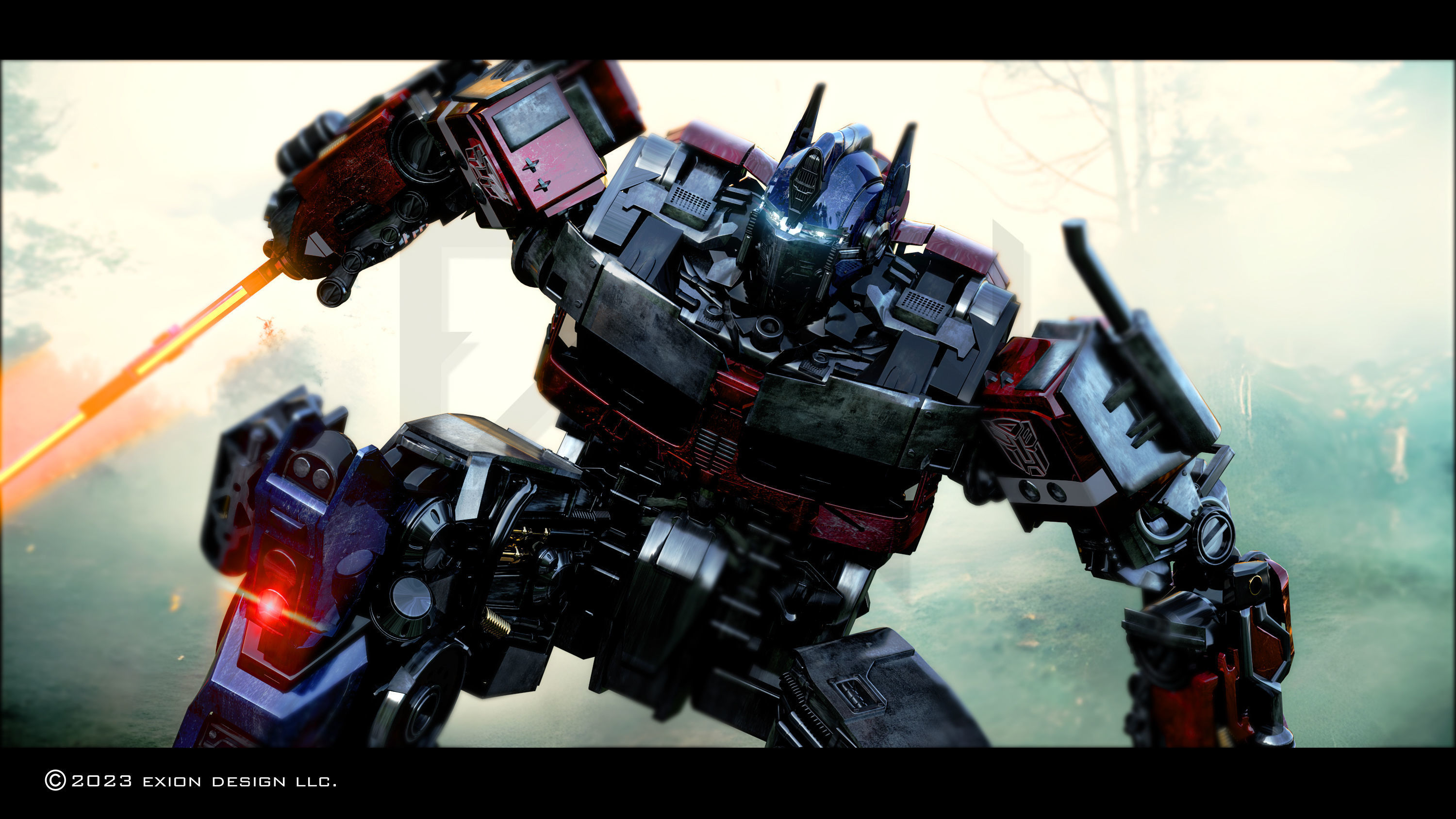 Transformers Optimus Prime ROTB 3D model_13