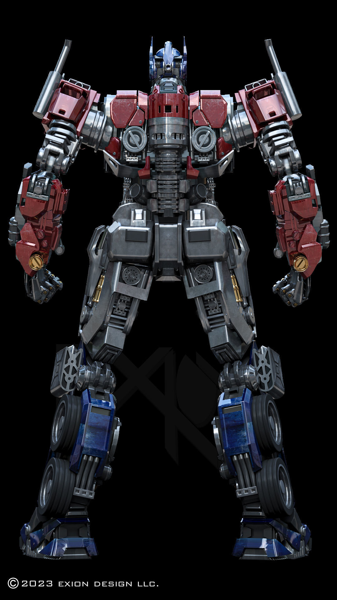 Transformers Optimus Prime ROTB 3D model_2
