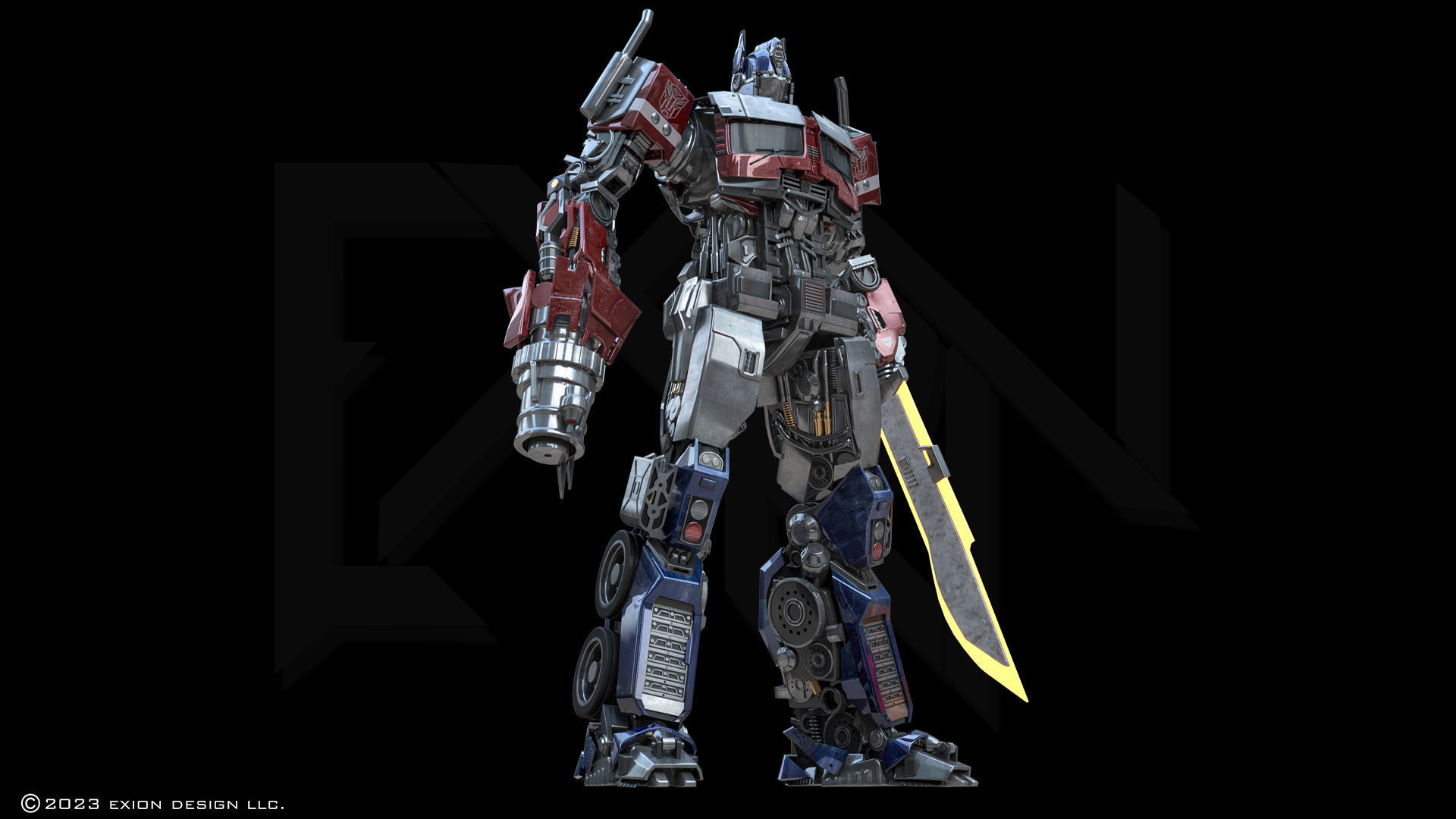 Transformers Optimus Prime ROTB 3D model_10