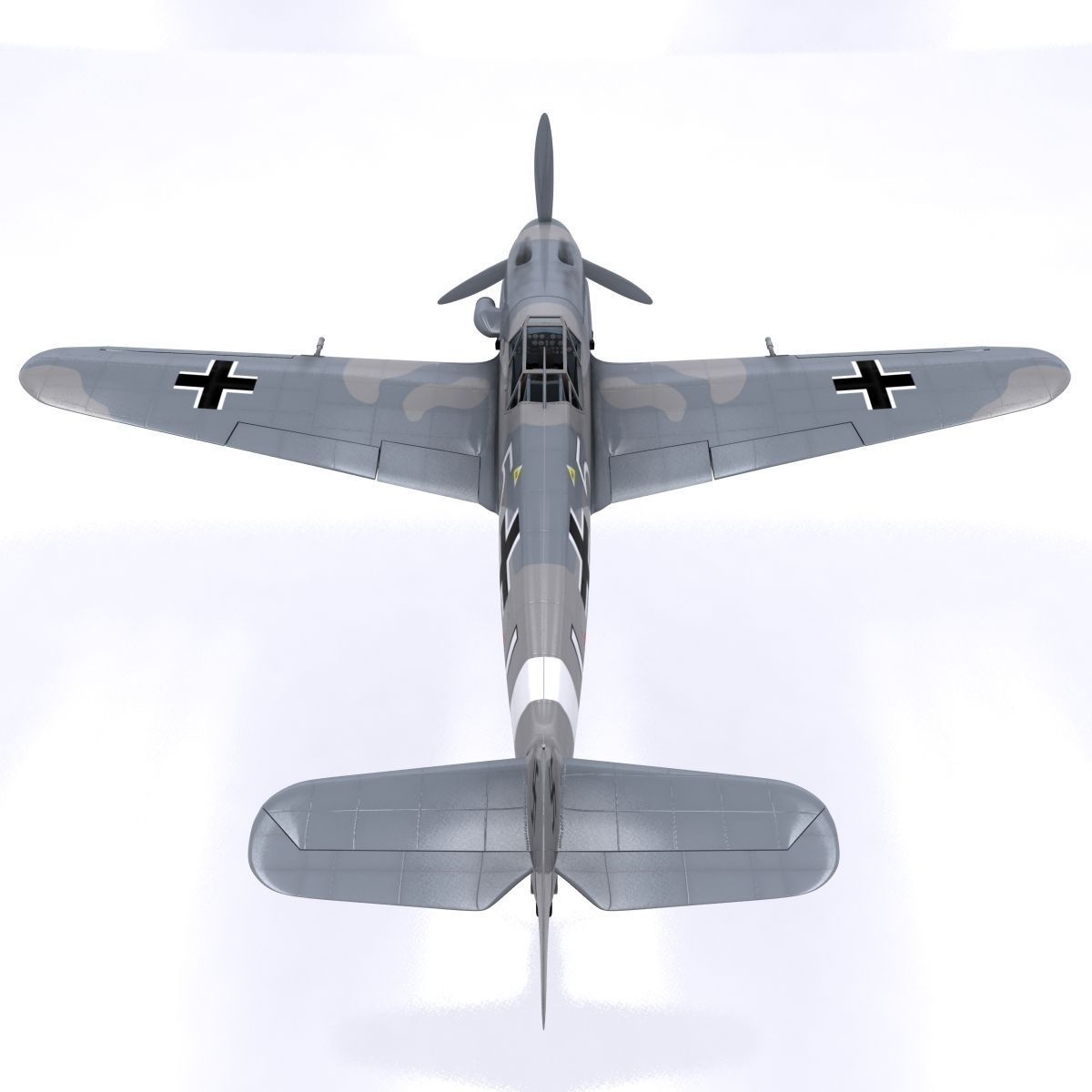 Messerschmitt BF109 F1 3D model_14