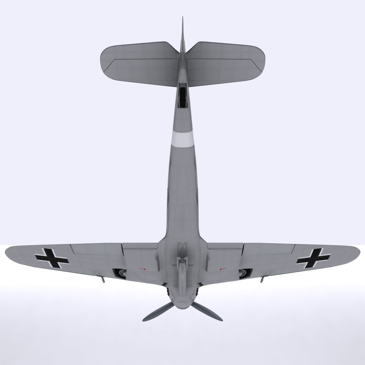 Messerschmitt BF109 F1 3D model_11