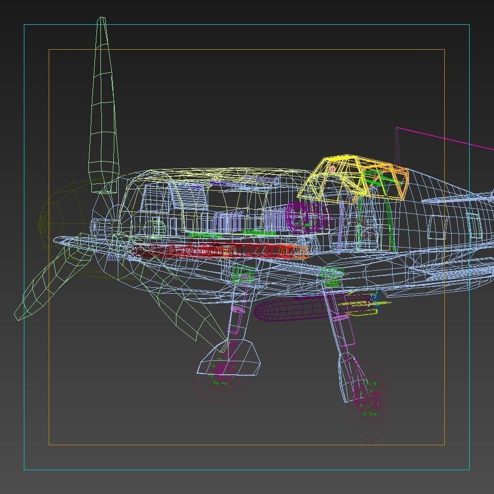 Messerschmitt BF109 F1 3D model_26