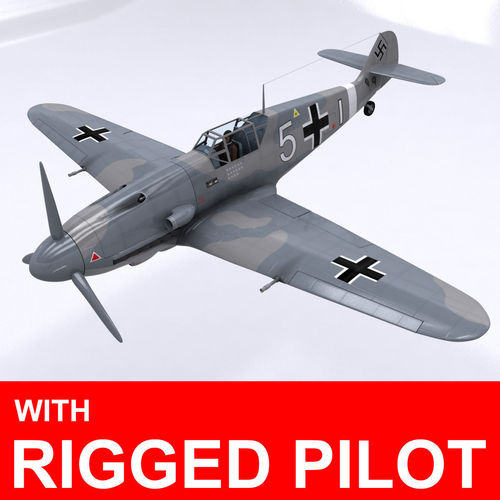 Messerschmitt BF109 F1 3D model