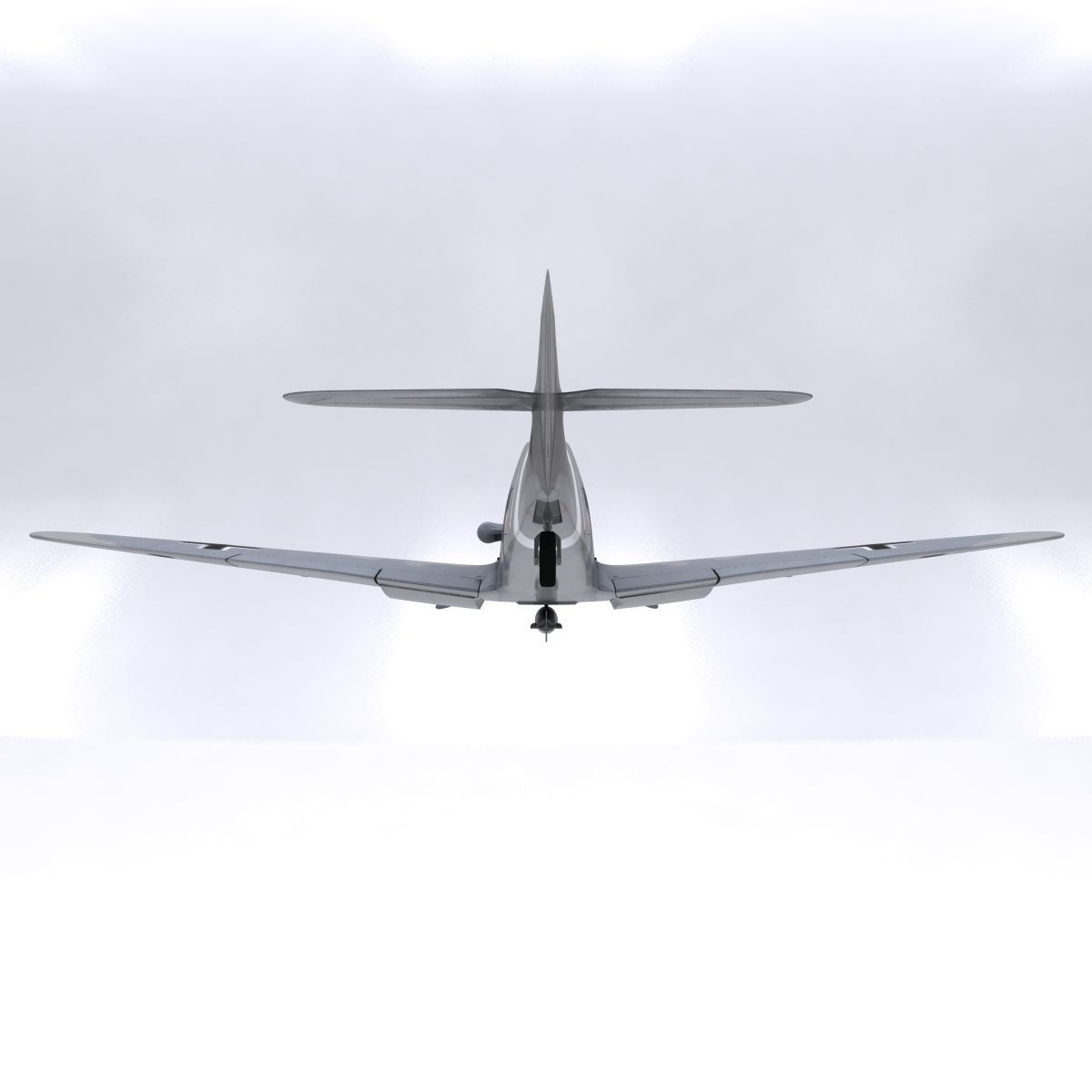 Messerschmitt BF109 F1 3D model_5