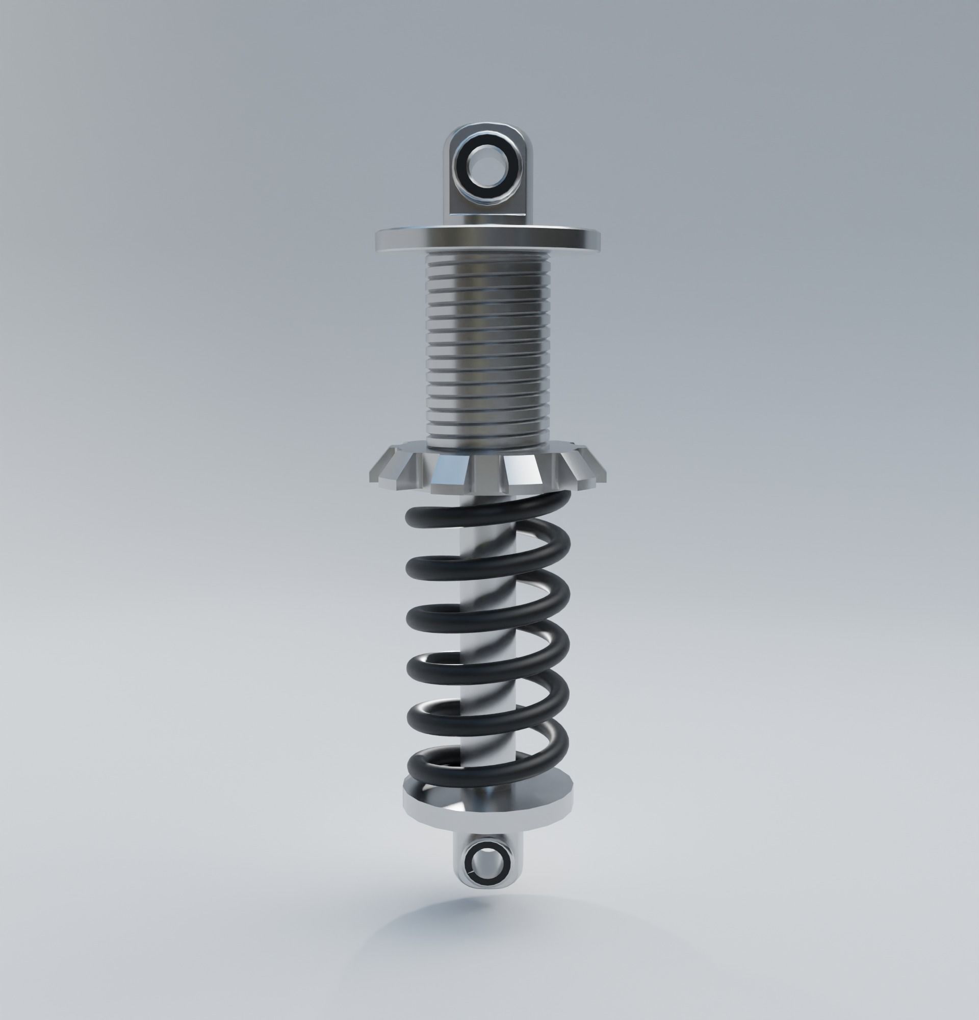 Shock absorber 3D model_1