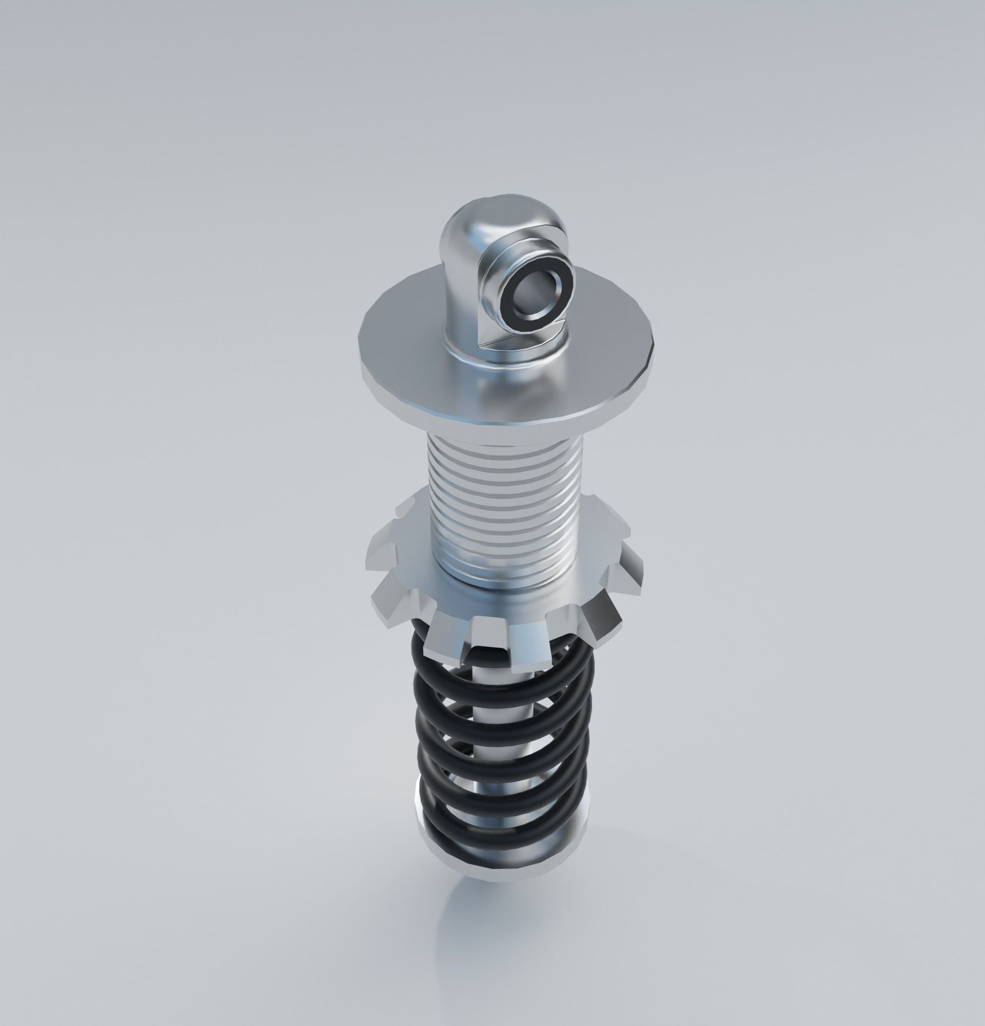 Shock absorber 3D model_2