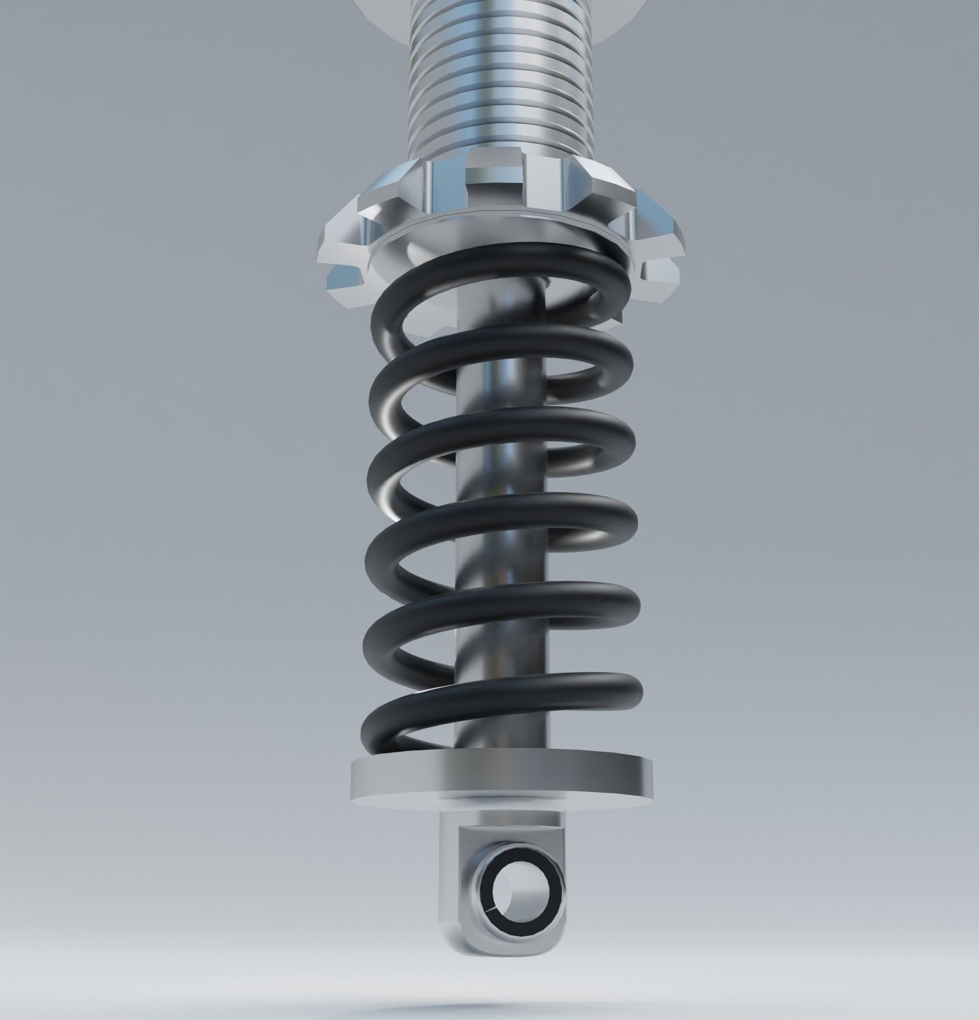Shock absorber 3D model_5
