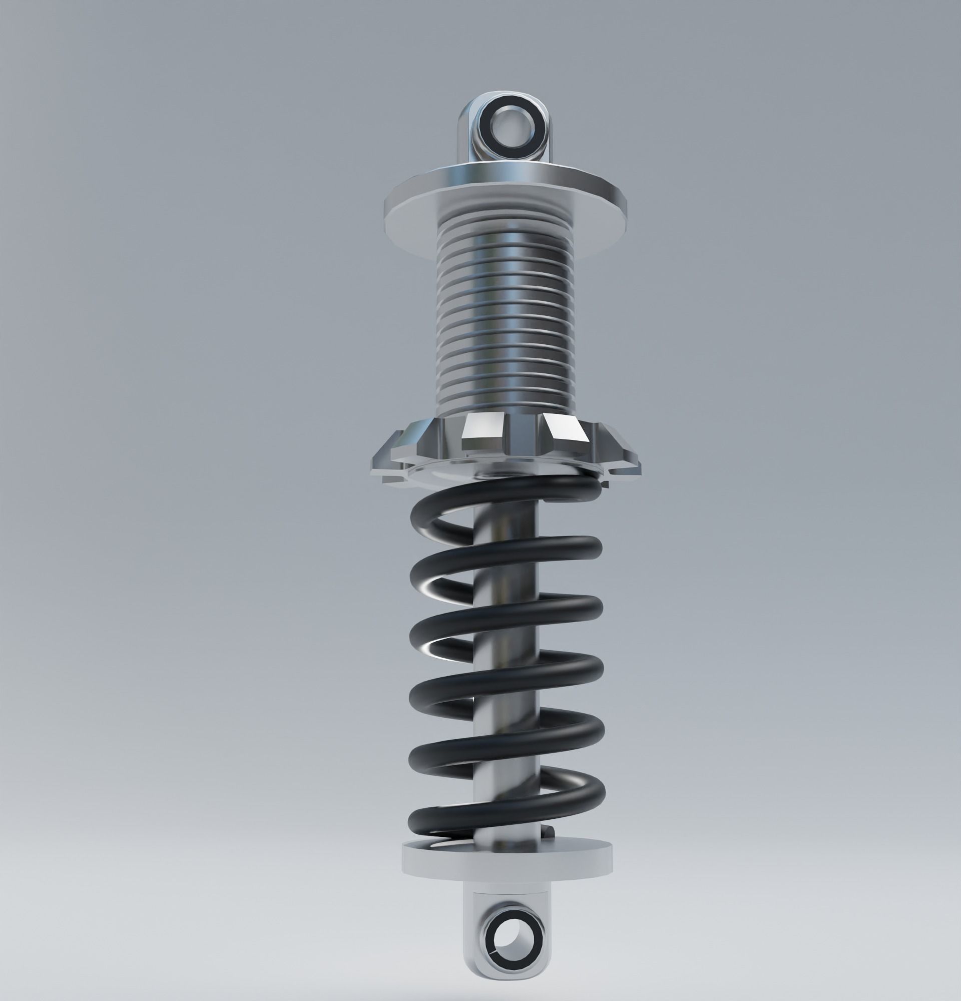 Shock absorber 3D model_3