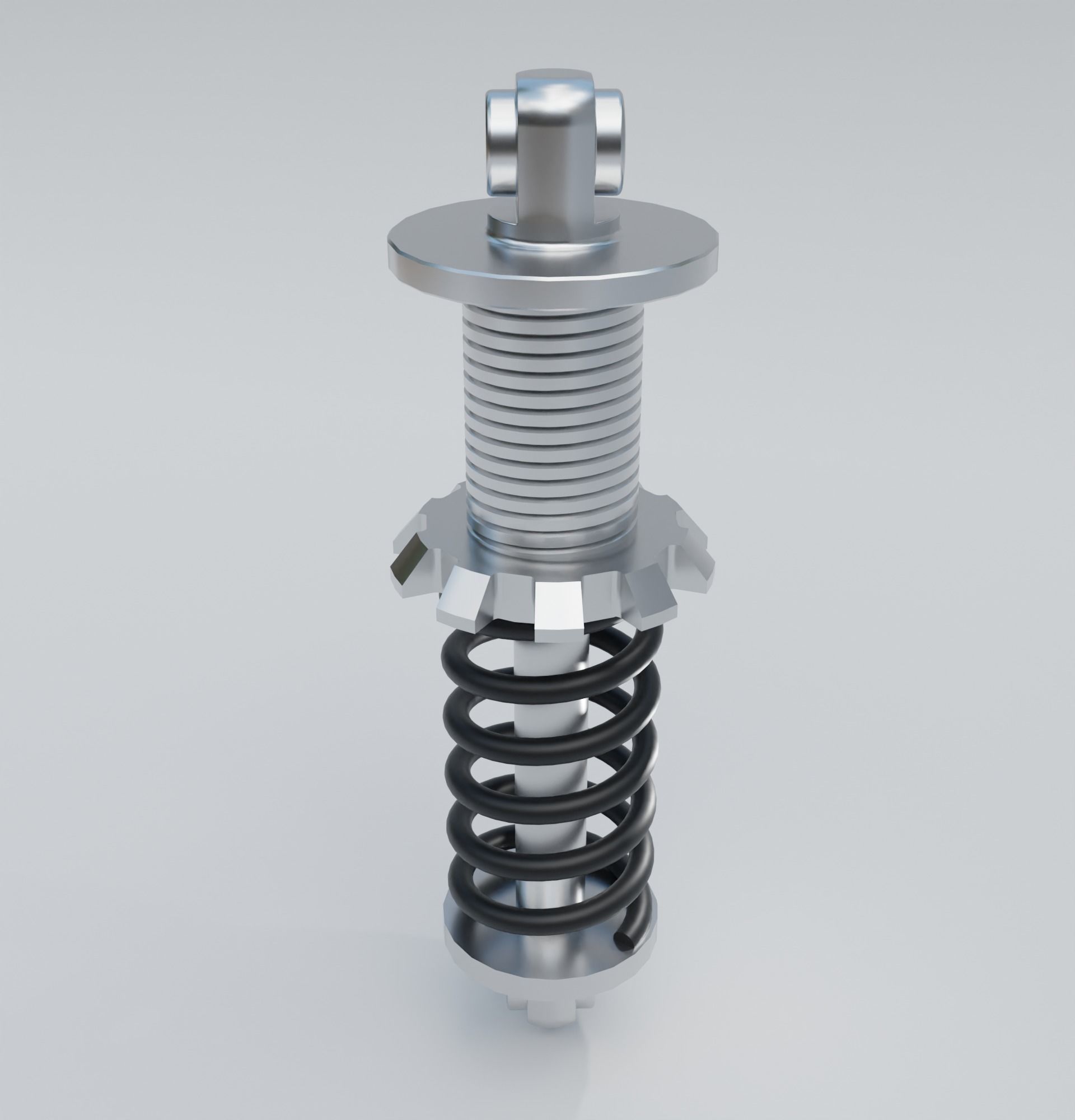 Shock absorber 3D model_4