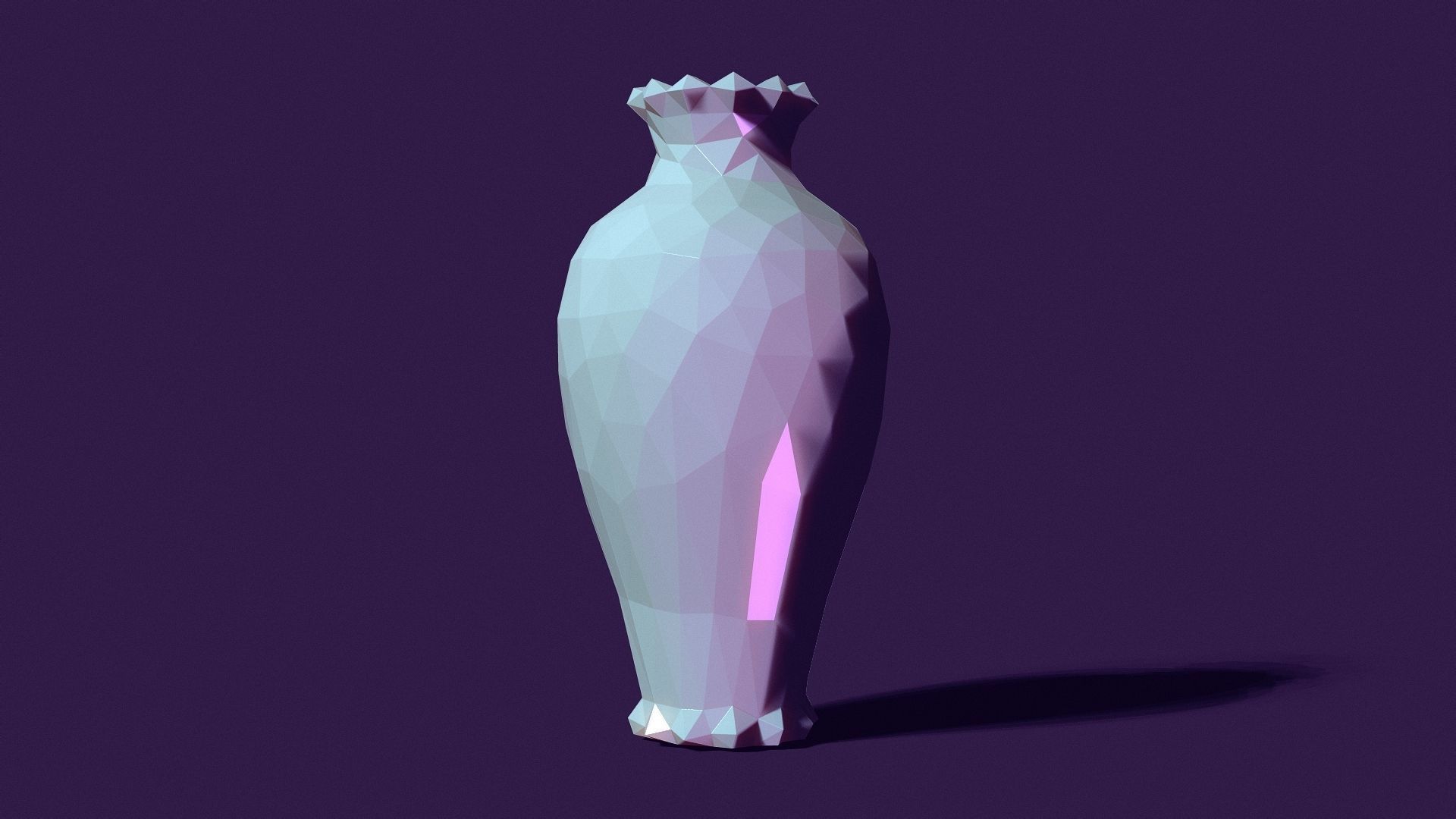 Set of five vases 3D print model_10