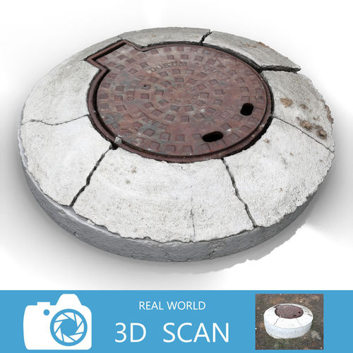 Sewer Lid A1 3D model