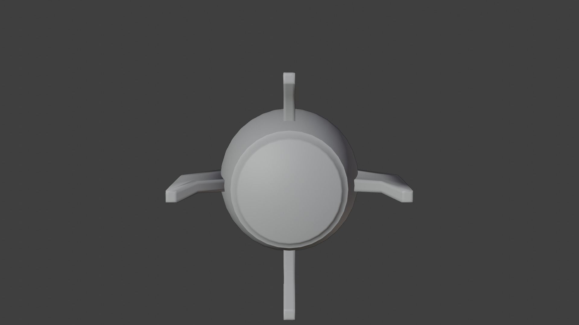 Rocket Toy Figure Low-poly 3D model_17