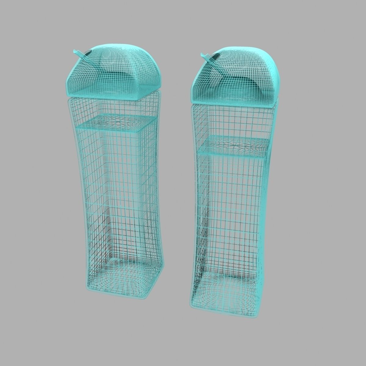 Olive Oil and Vinegar Service Bottle 3D model CGTrader