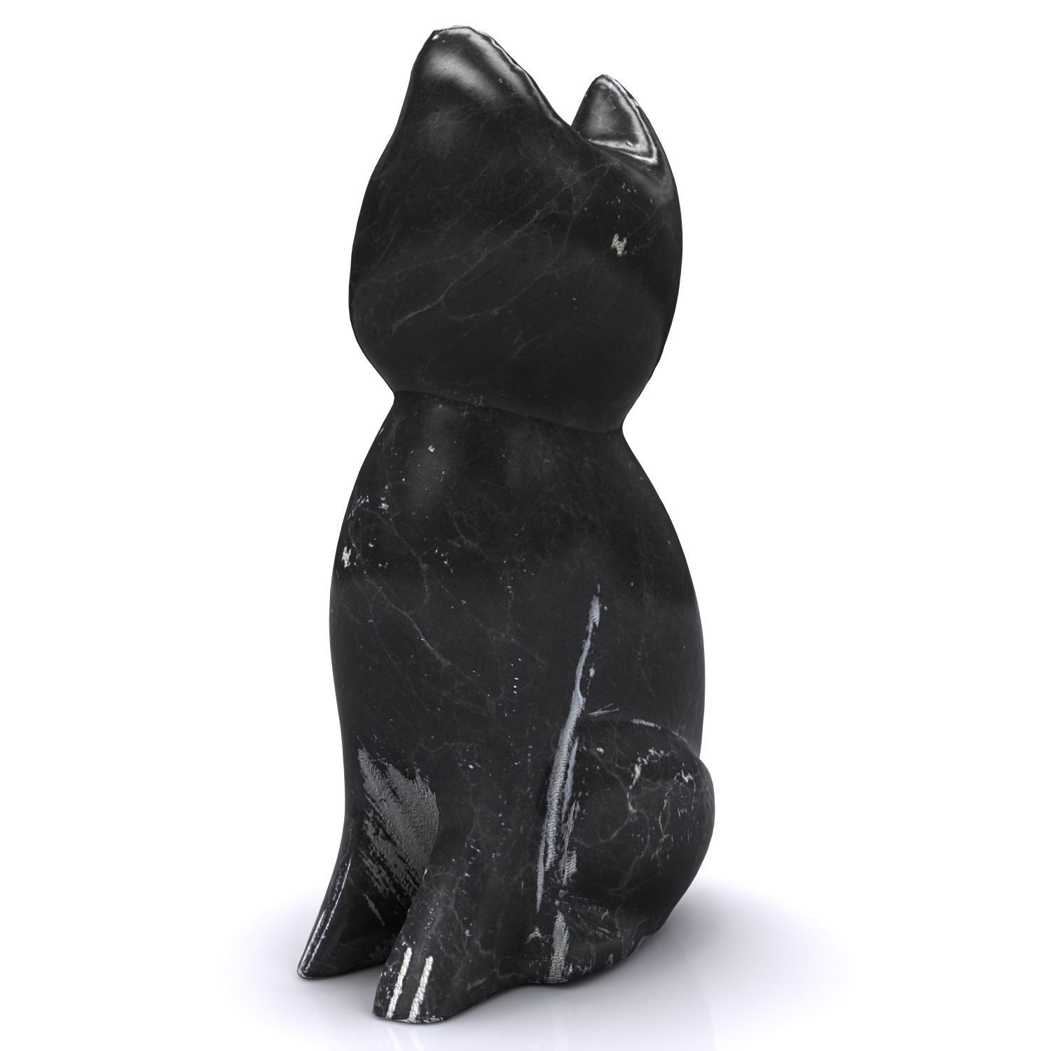 Statuette - Black Cat 3D model_6