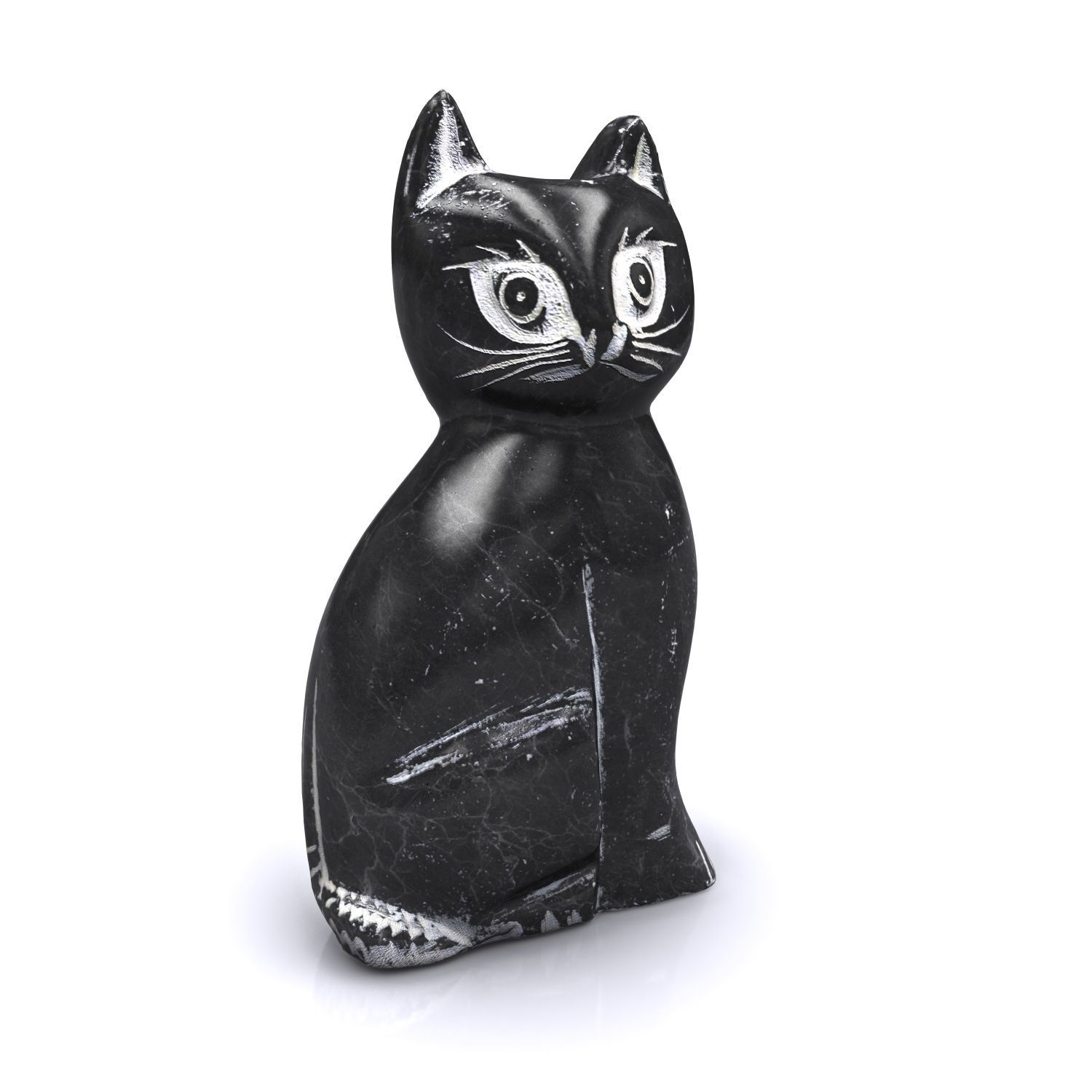 Statuette - Black Cat 3D model_1