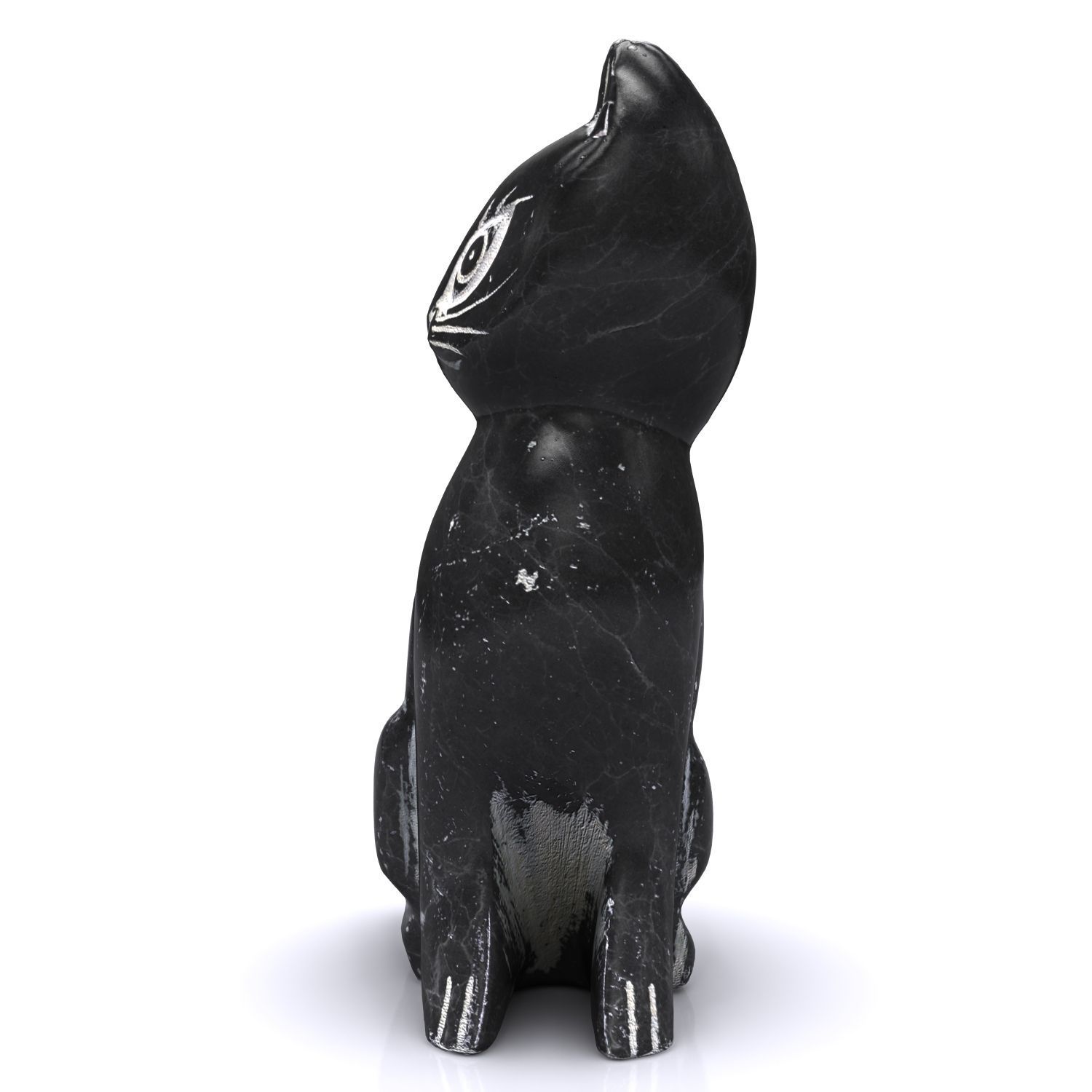 Statuette - Black Cat 3D model_5