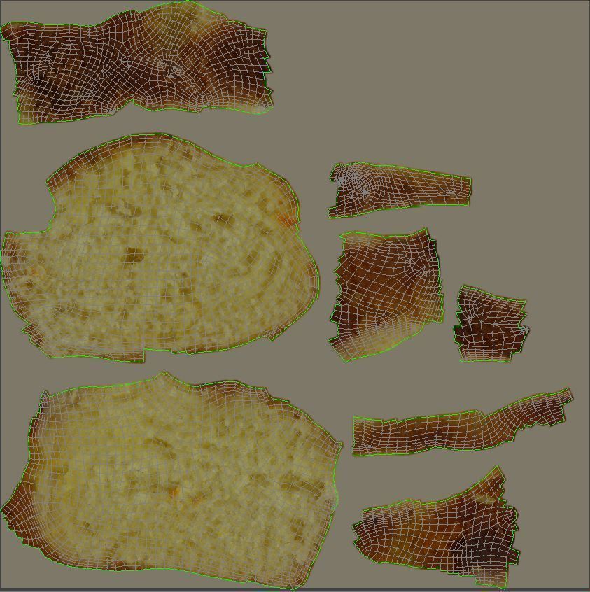 Sliced Homemade Orange Cake 3D model_19