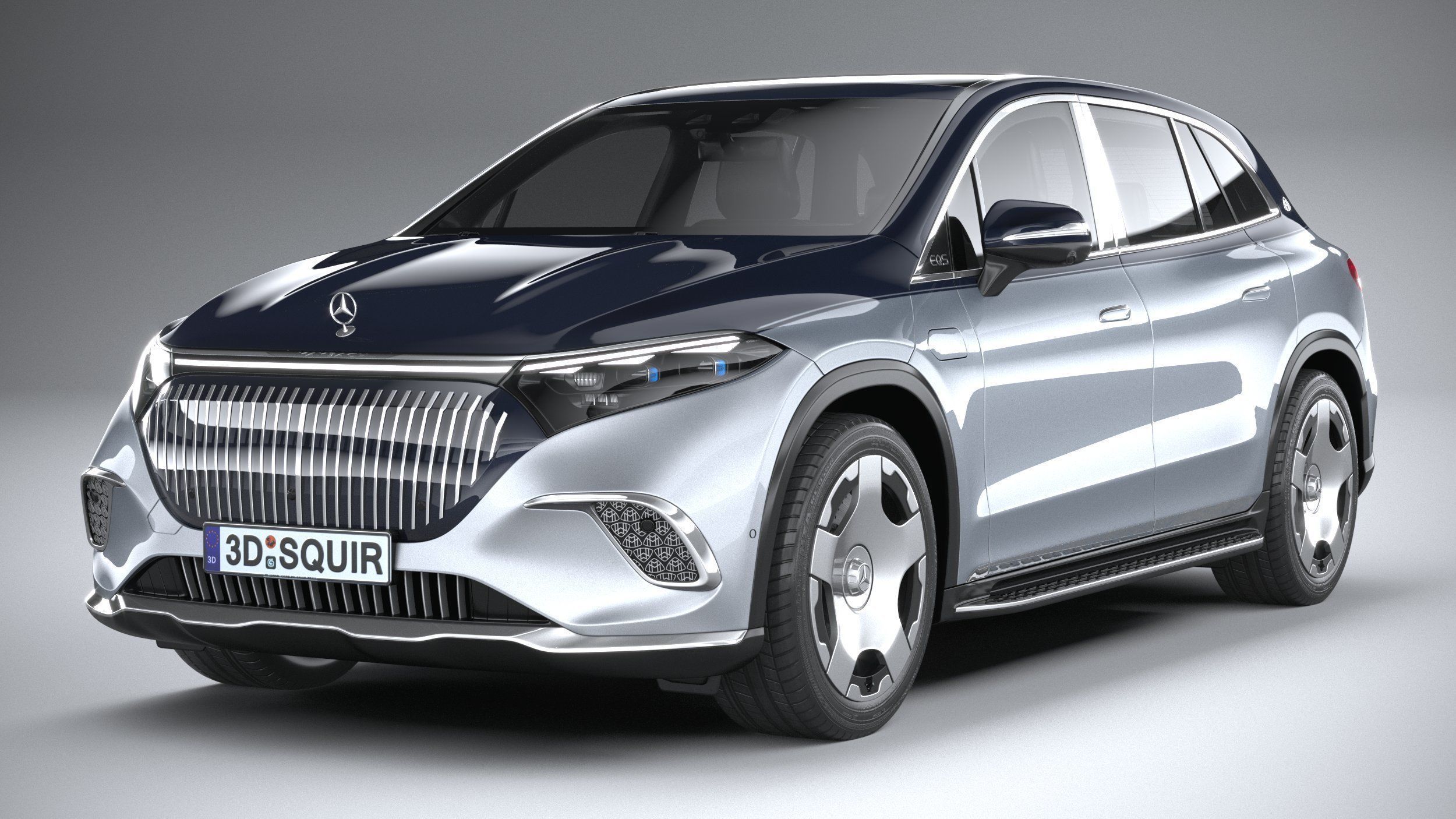 Mercedes-Benz EQS SUV Maybach 2024 3D model_2