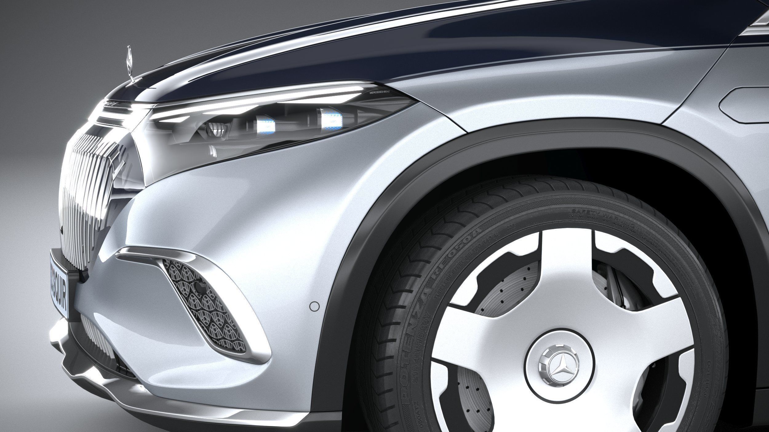 Mercedes-Benz EQS SUV Maybach 2024 3D model_3