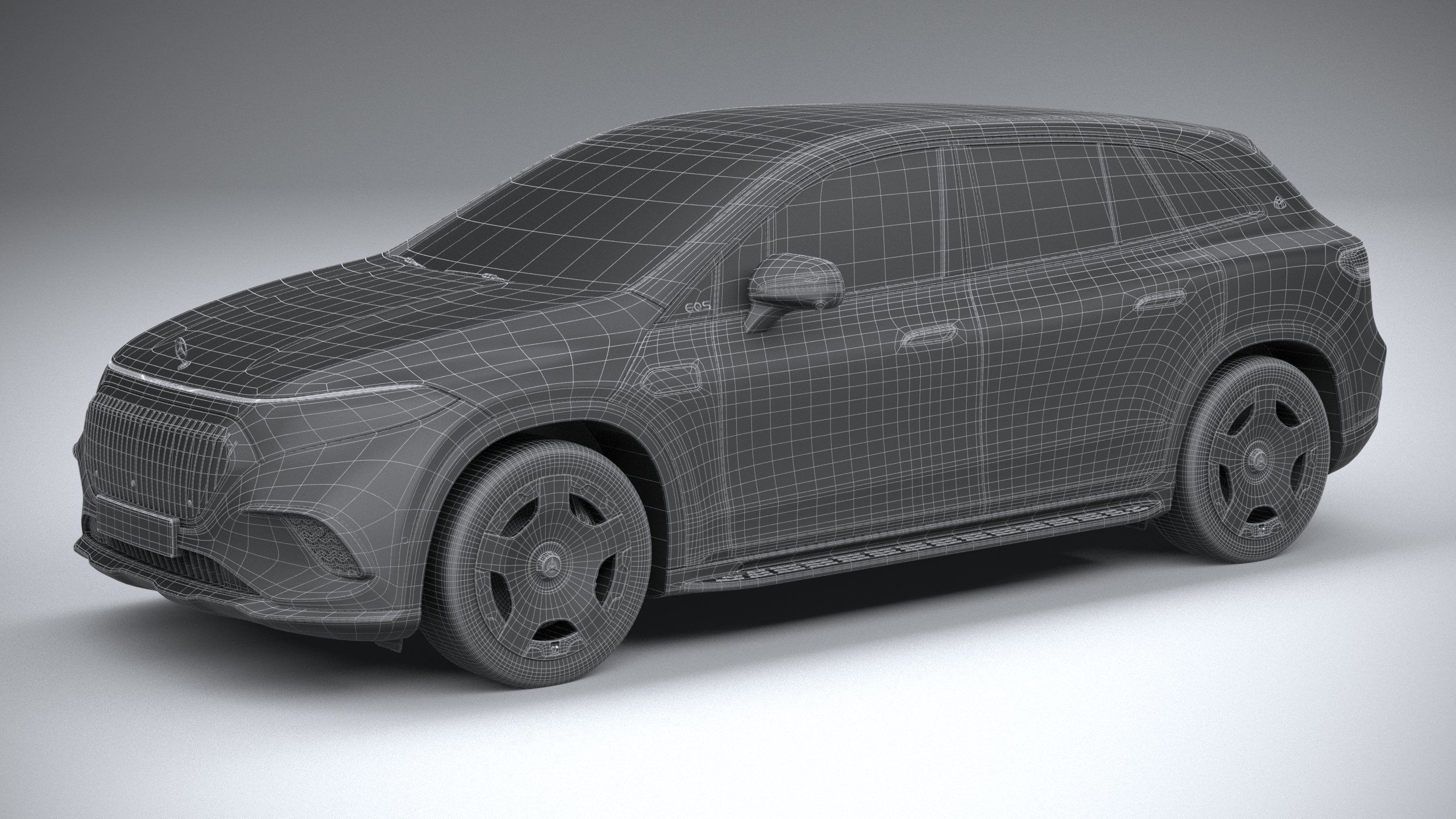 Mercedes-Benz EQS SUV Maybach 2024 3D model_28