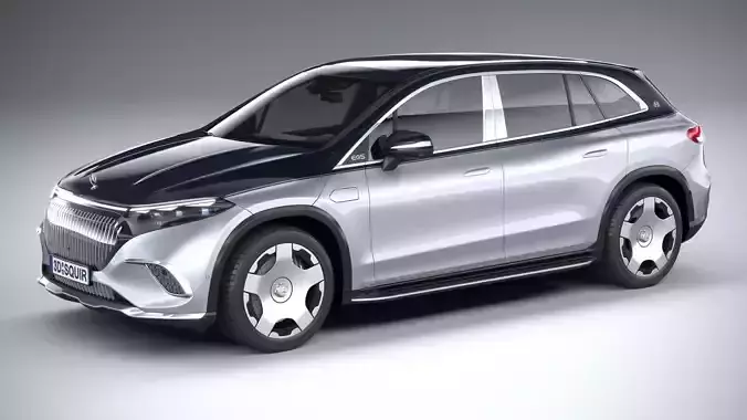 Mercedes-Benz EQS SUV Maybach 2024 3D model