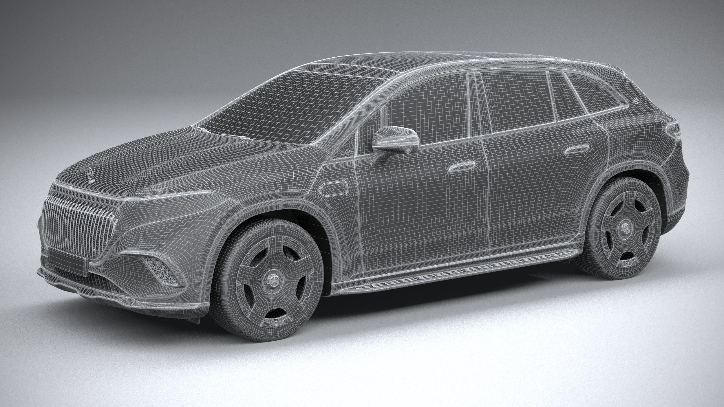 Mercedes-Benz EQS SUV Maybach 2024 3D model_26