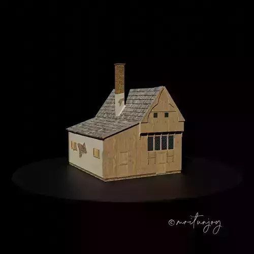 Middle Ages Old House 