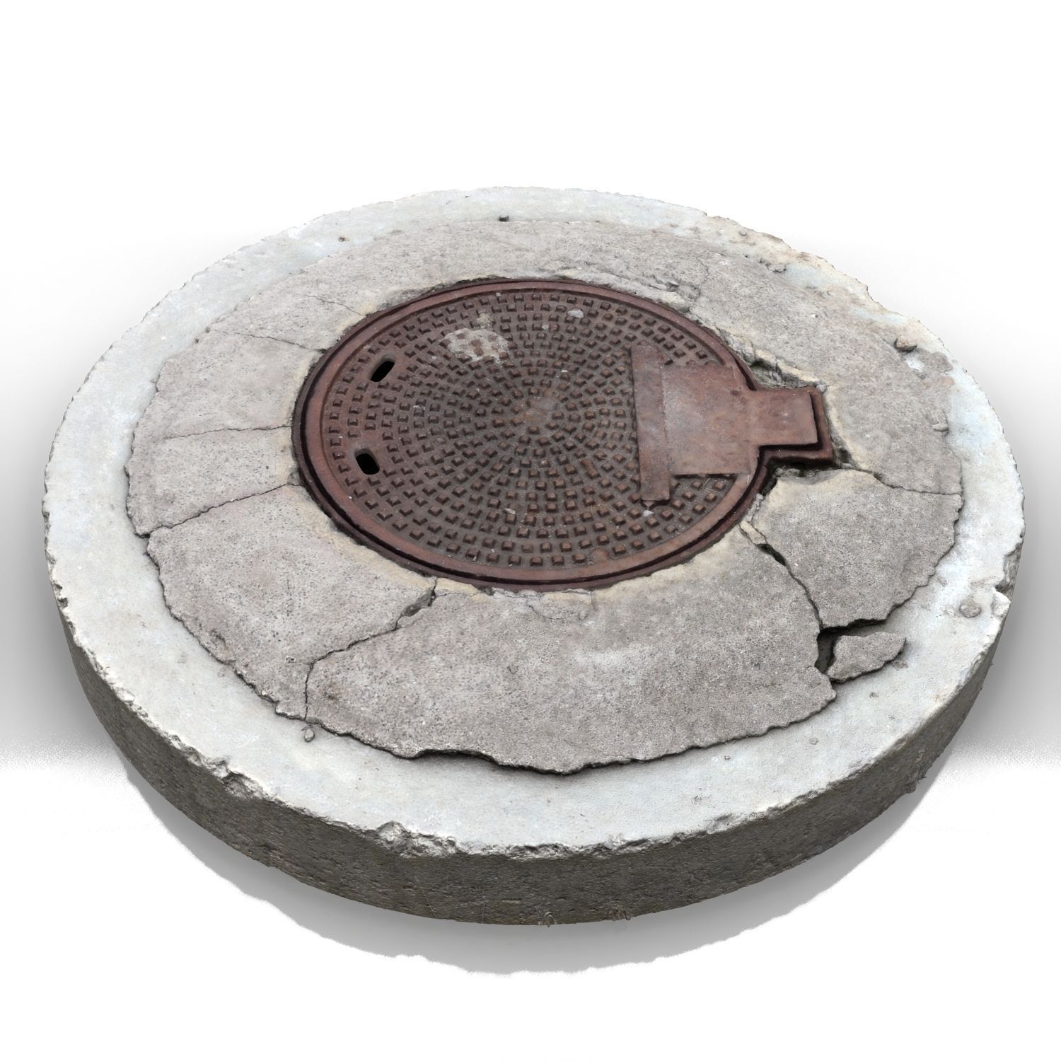 Sewer Lid A3 3D model_4