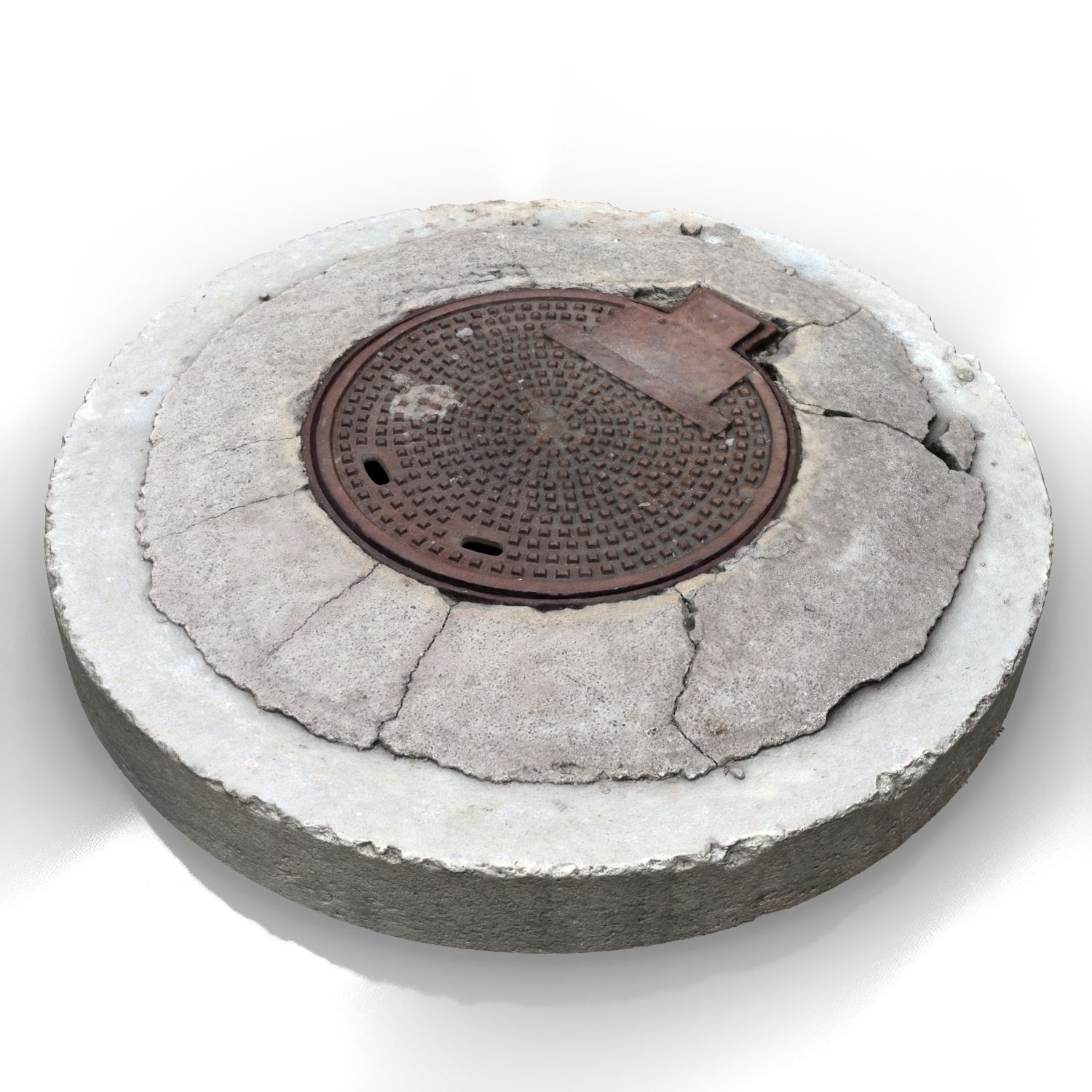 Sewer Lid A3 3D model_3