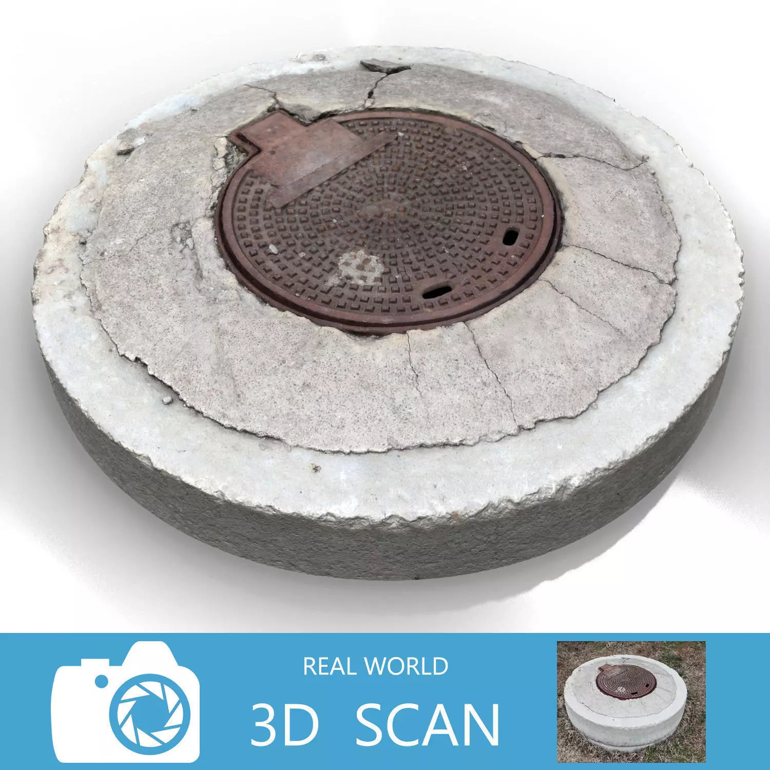 Sewer Lid A3 3D model_0
