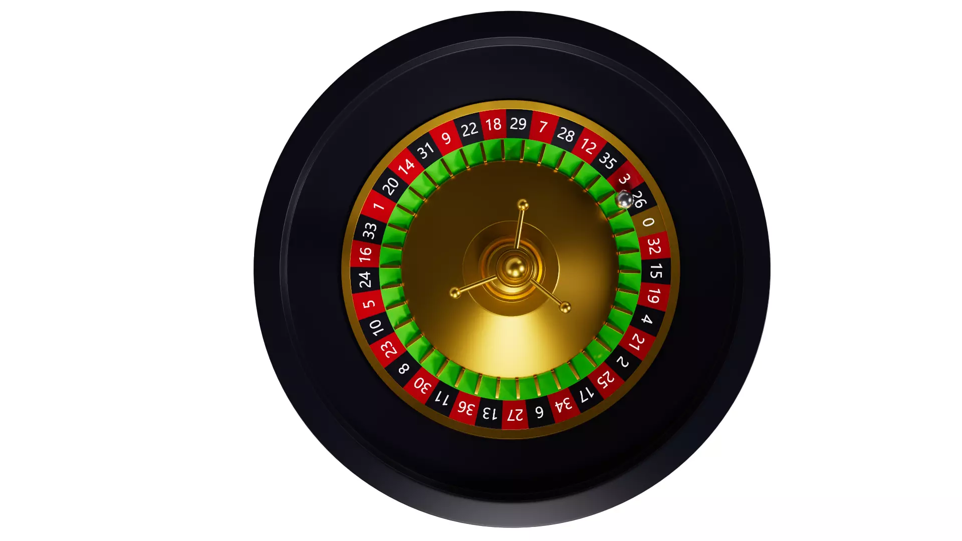 Casino roulette 1 3D model