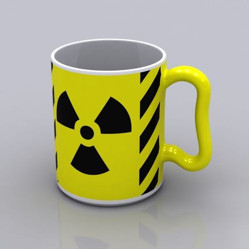 Radioactive Coffee Mug 3D model