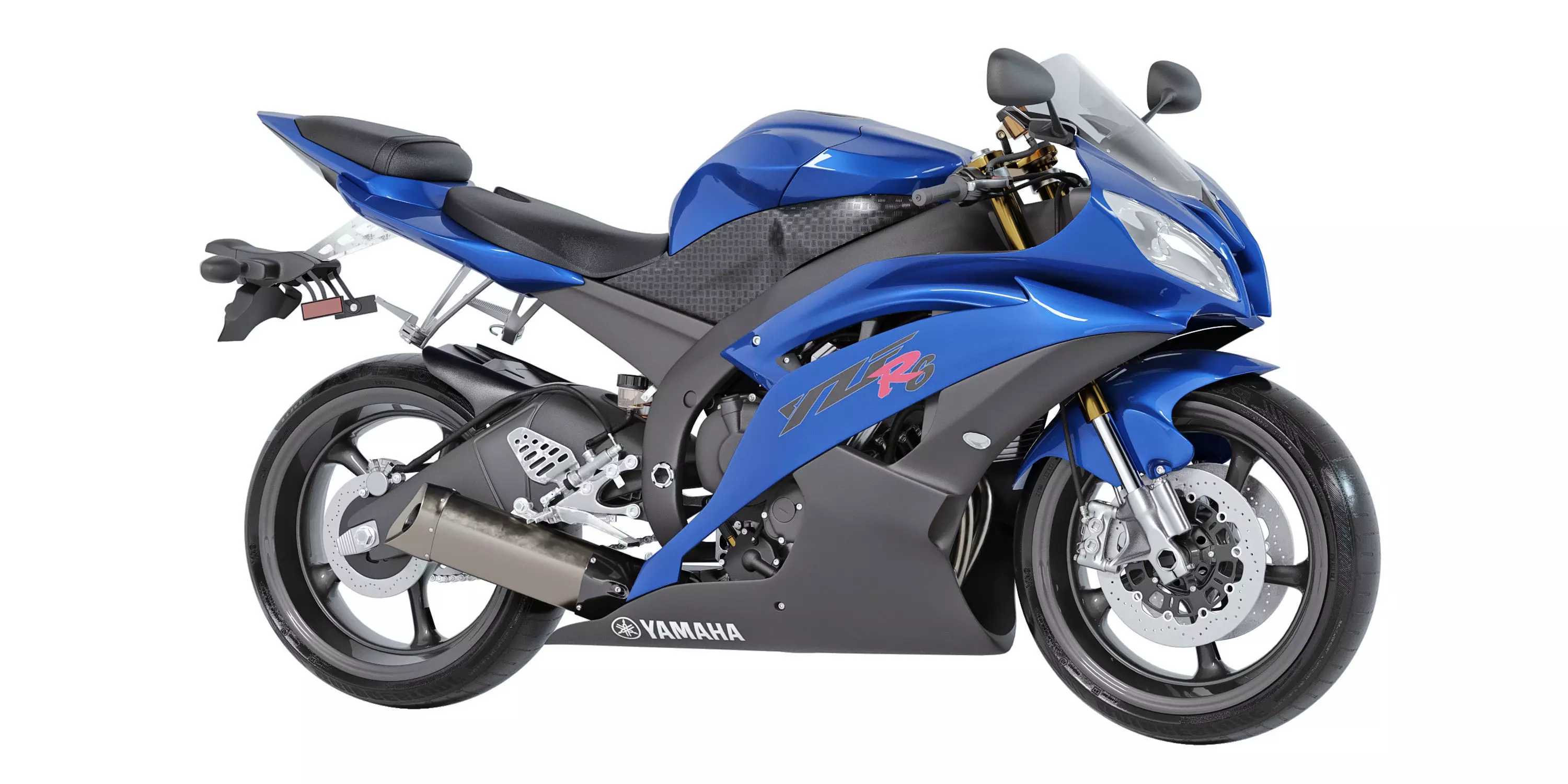 Yamaha YZF-R6 3D model_0